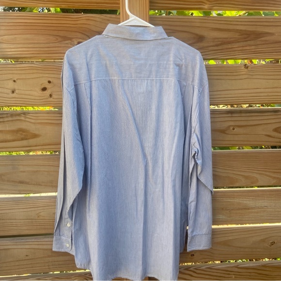 Vintage Lee Sport Womens XL New York Giants Striped Longsleeve Button Down Shirt - Picture 4 of 4